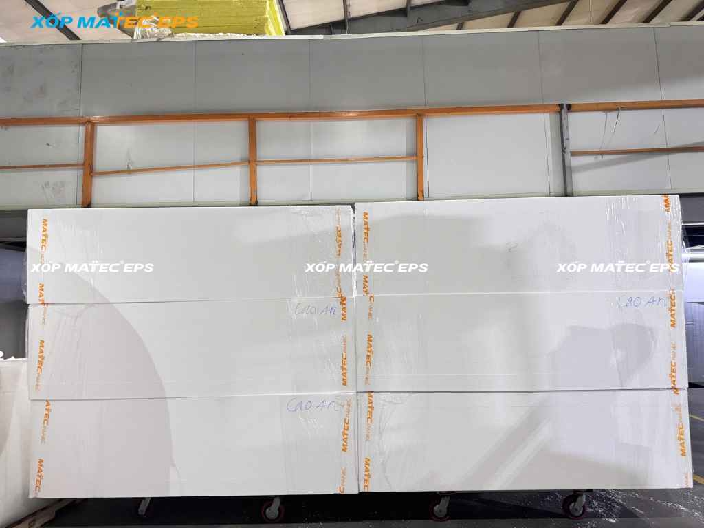 Xốp tôn nền đổ bê tông giúp chịu lực, giảm tải trọng công trình